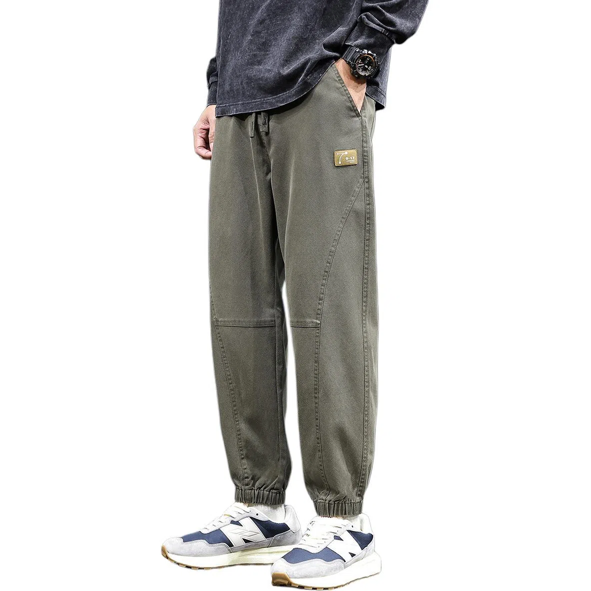 Tonlion Harem Pants Dark Grey