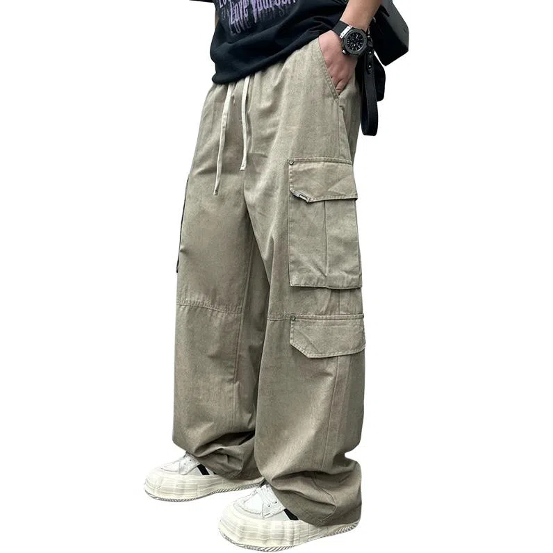GTHOMME Loose Fit Drawstring Pants