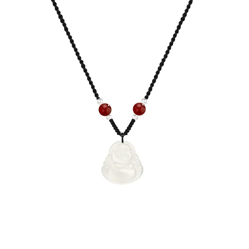 大唐国鼎 弥勒佛 新中式精致轻奢  复古 优雅气质 复古日常通勤 菩提根 项链 女款