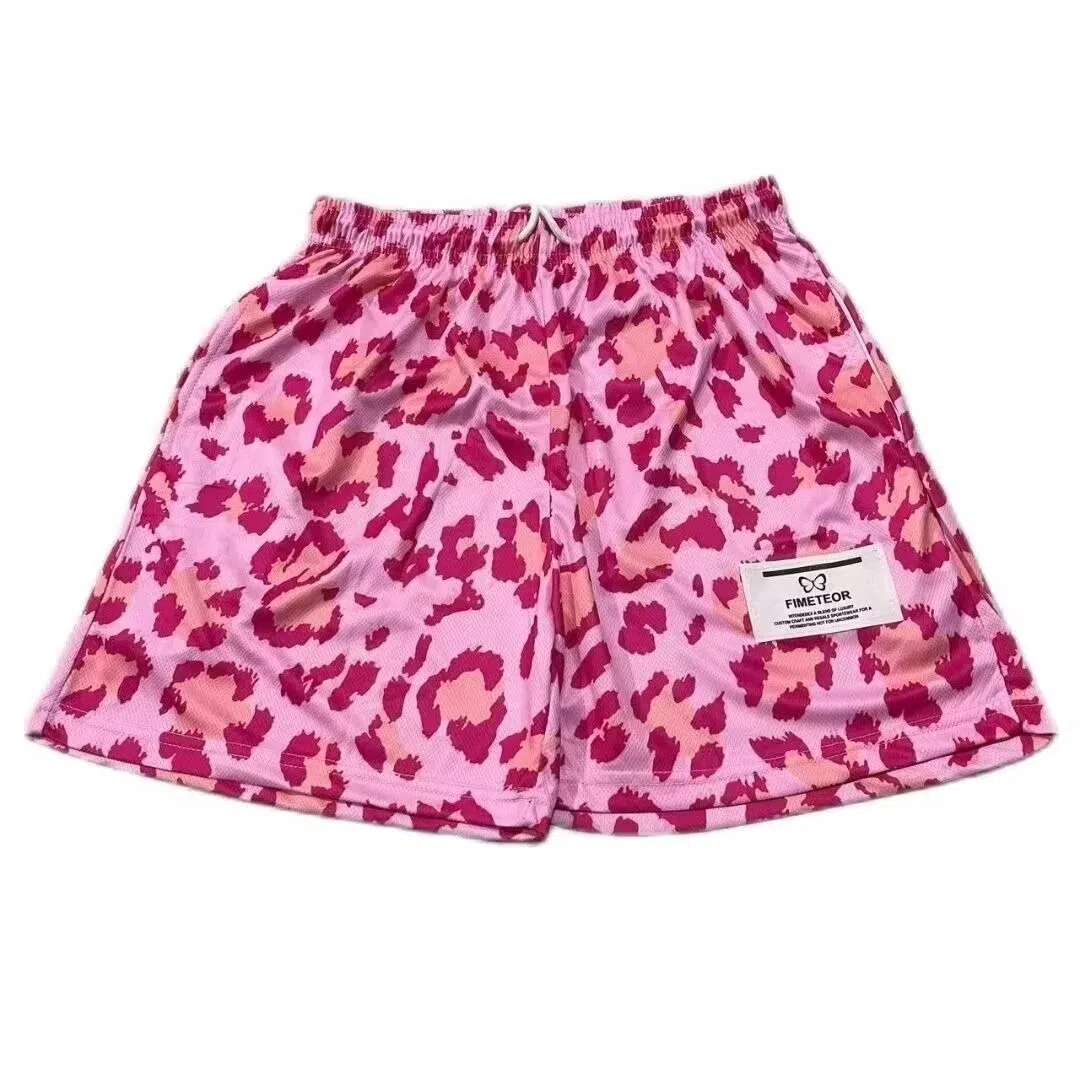 美式高街复古潮流舒适透气百搭篮球训练五分裤运动短裤 男女同款