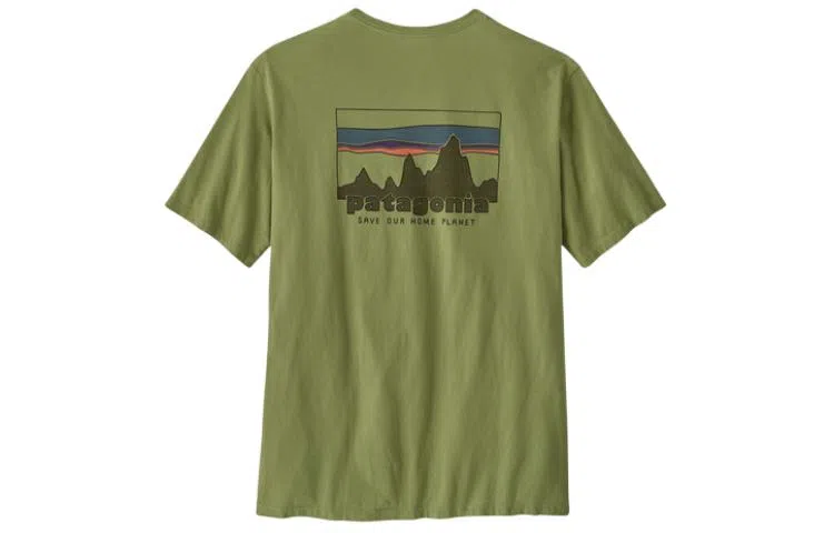 patagonia Men's '73 Skyline Organic T-Shirt LogoT