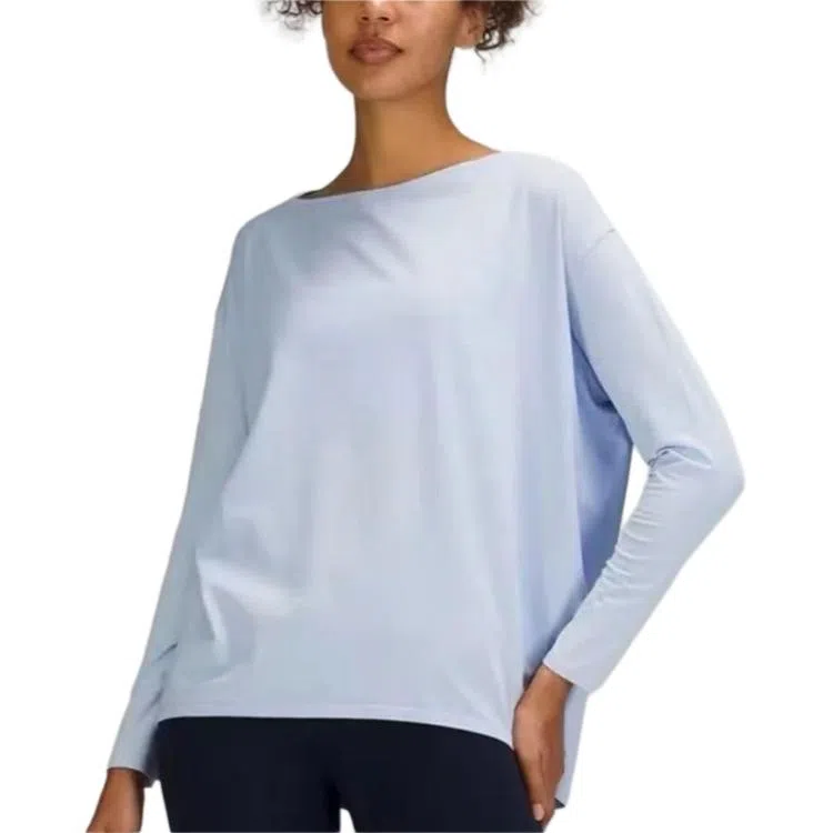 lululemon Back in Action Long-Sleeve Shirt Deep Lavender