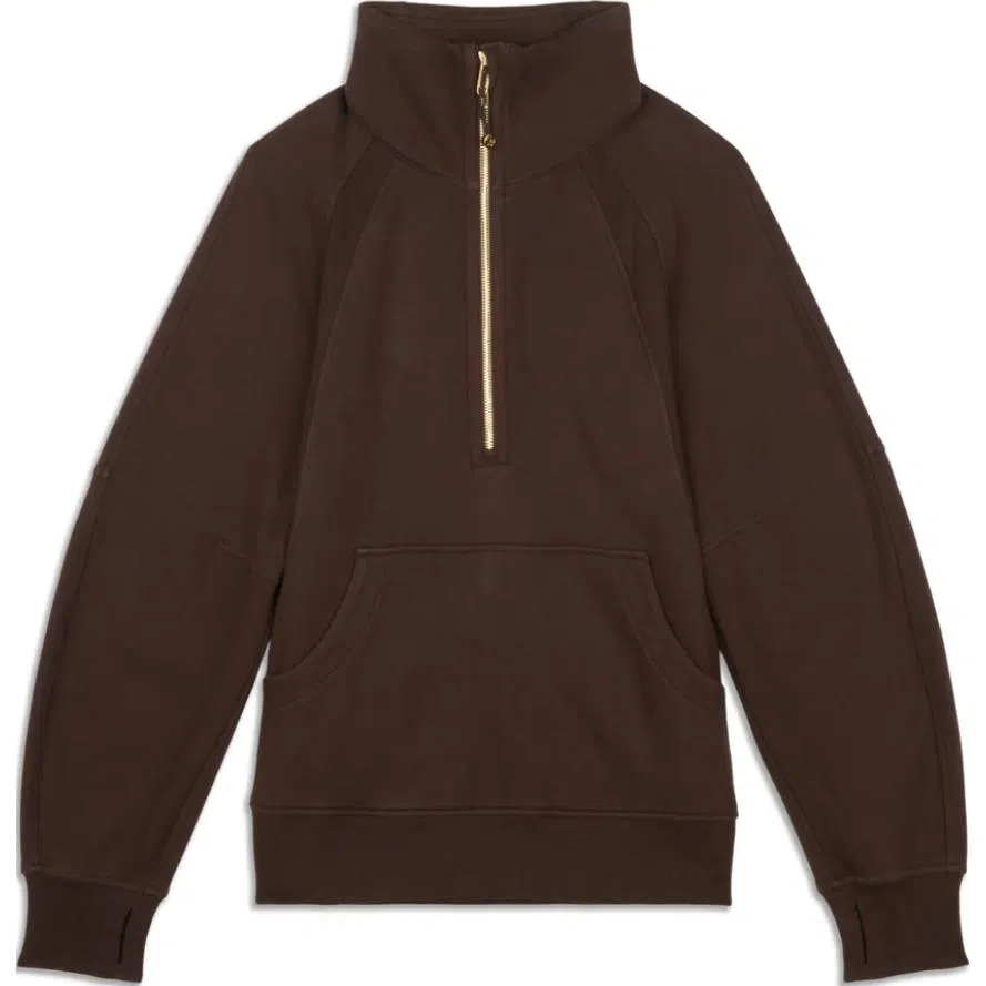 lululemon Scuba Oversized Funnel Neck Half Zip
