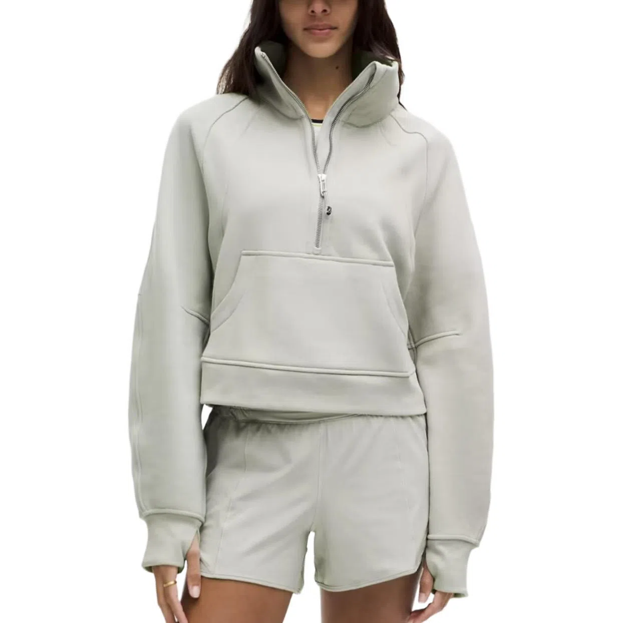 lululemon Scuba Oversized Funnel Neck Half Zip