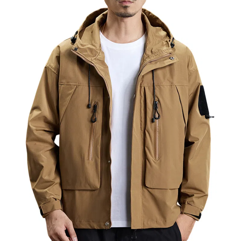 【dme】  户外徒步百搭简约潮牌连帽拉链  防水防风耐磨速干冲锋衣 男女同款