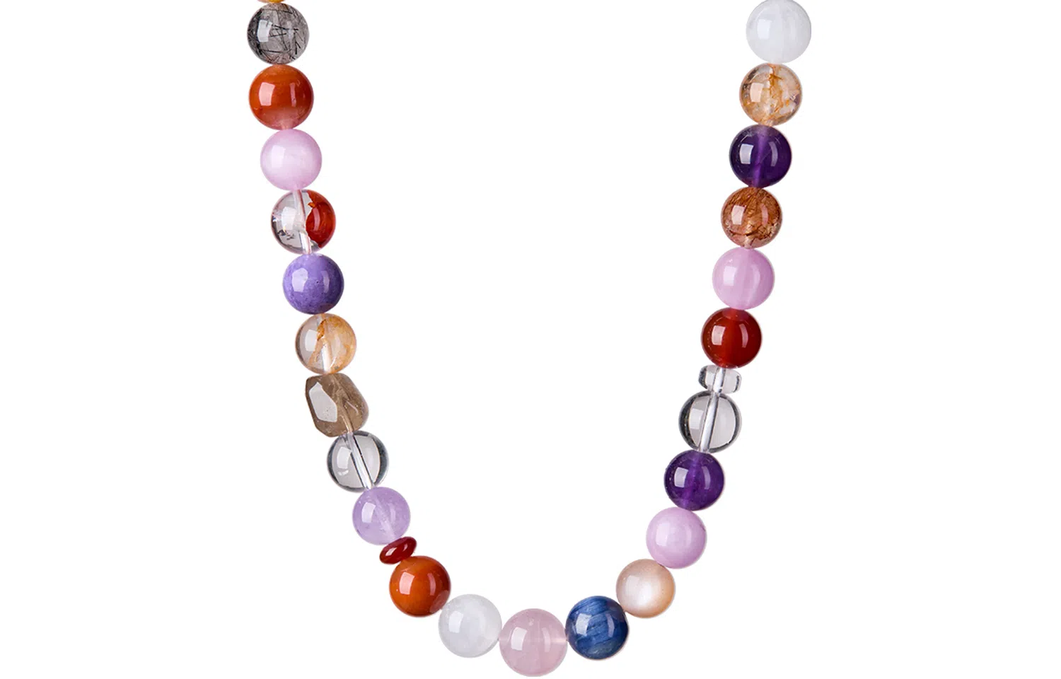 石头记 多宝转运珠锁骨链 招财纳福 做个富婆暴富 学业事业节节高升 新中式小众招财纳福百搭#好运 礼盒装天然 多色水晶 项链 女款