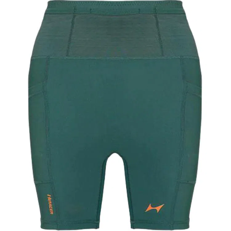 海尔斯 紧身五分裤春夏条纹马拉松跑步田径体考训练压缩裤运动短裤 男女同款