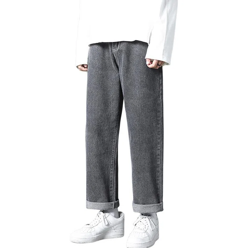 PWUE Ice Blue Straight Crop Pants