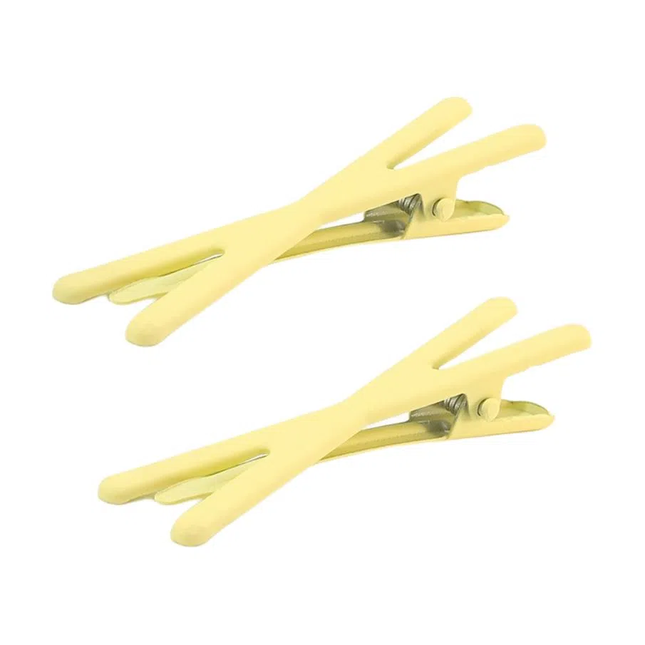 希铃 甜心彩色交叉侧边刘海 亚克力 发夹 女款