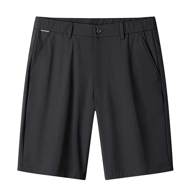 梦特娇 轻商务时尚直筒显高垂感时尚都市中腰五分休闲短裤 男款