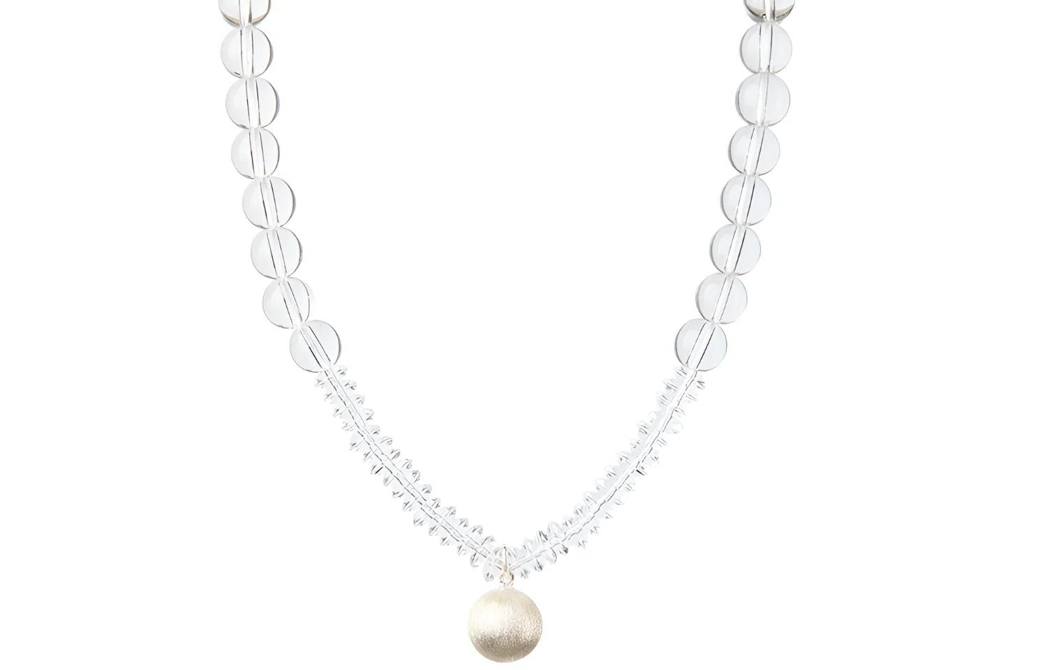 石头记 清透氛围感 小众精致 通勤百搭贵气感 #好运天然 白水晶 项链 女款