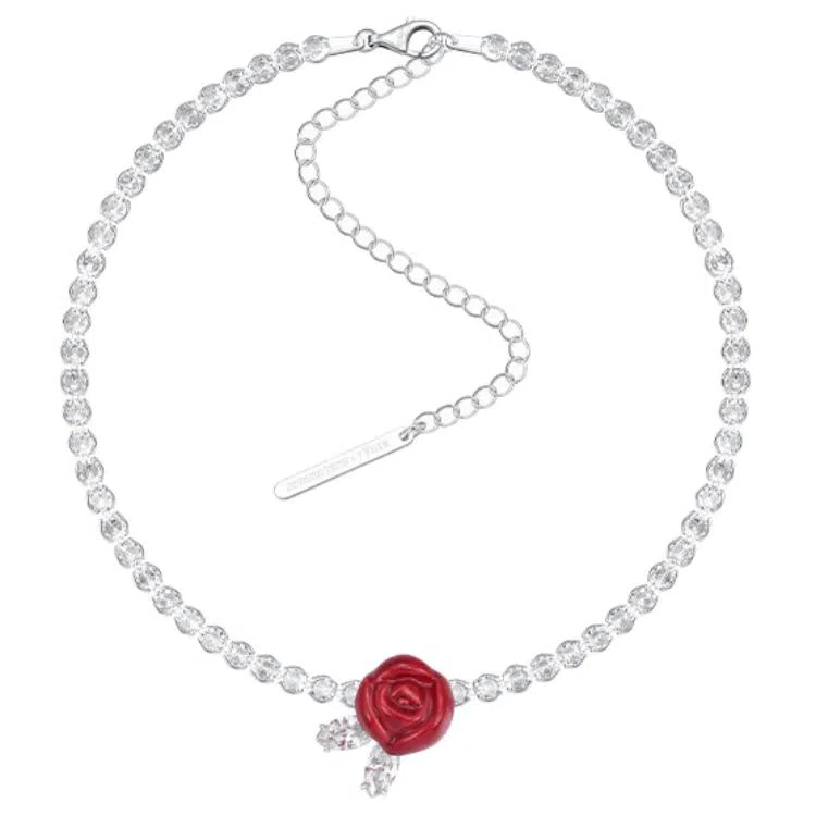 YVMIN Rose Ceramic Necklace