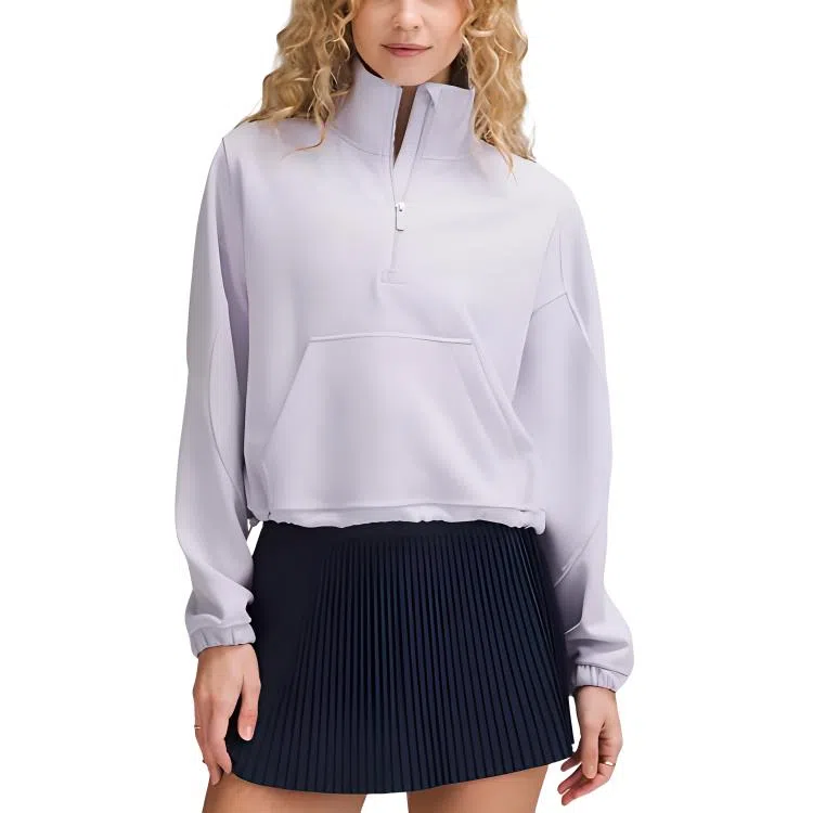 lululemon Brushed Softstreme Half Zip Mohave Brown