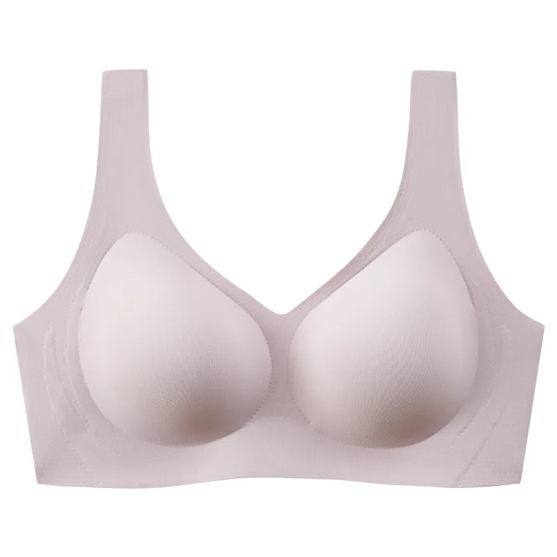 草本初色 收副乳防下垂无钢圈薄款小胸聚拢显大无痕背心式文胸 女款