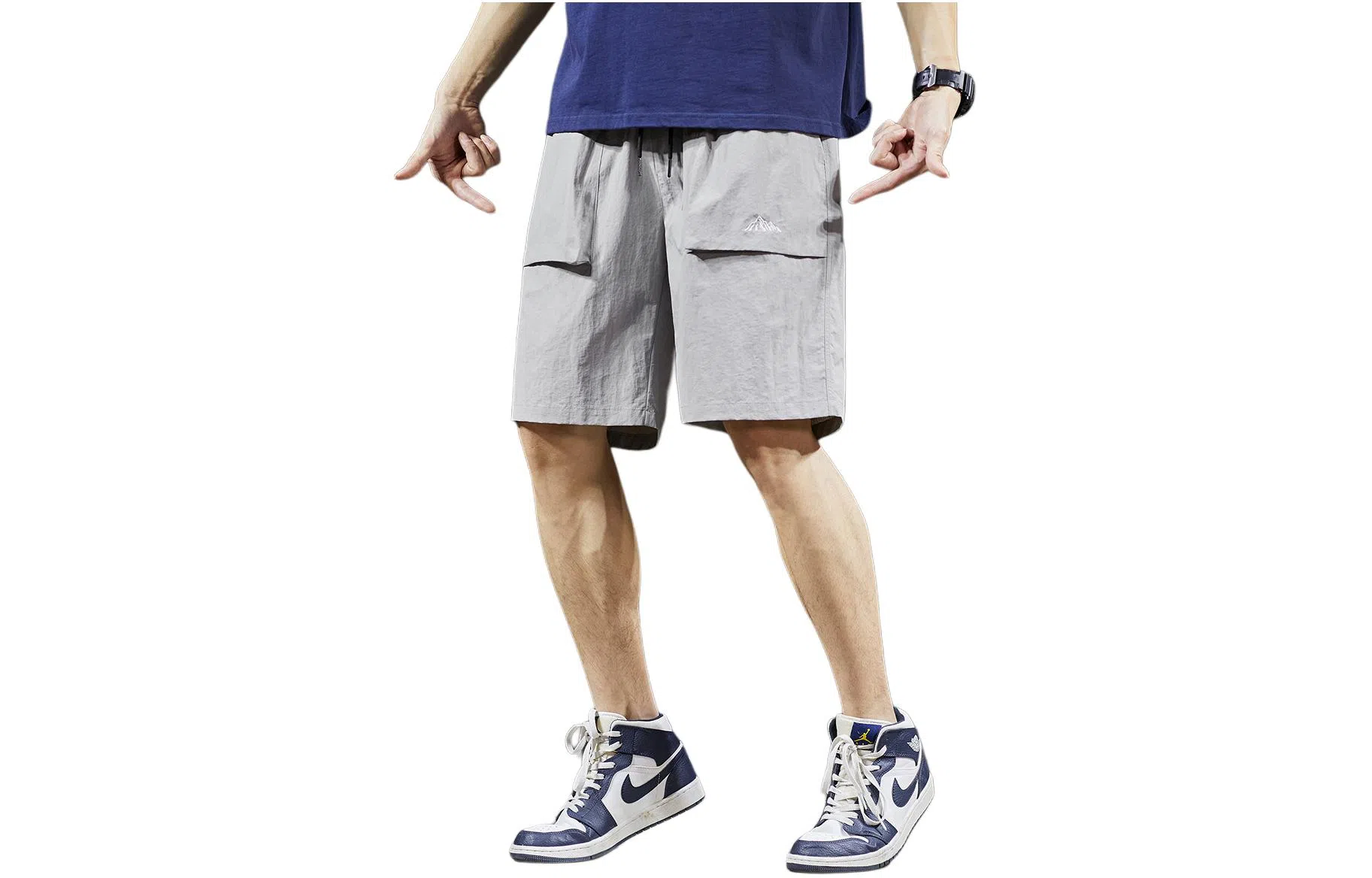 Tonlion Sky Grey Shorts