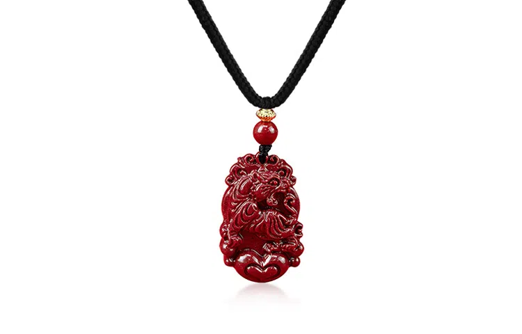 月斐 十二生肖 本命年守护属相生肖 复古国潮 朱砂 项链 男女同款情侣款
