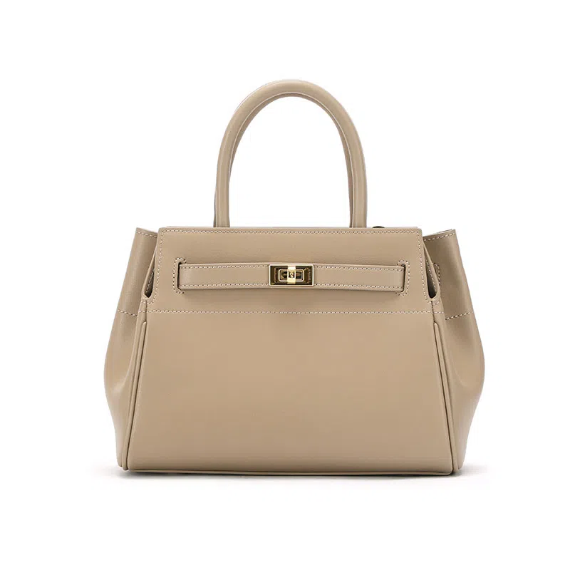 红蜻蜓 简约高级时尚 牛剖层皮革 手提包 女款 多色