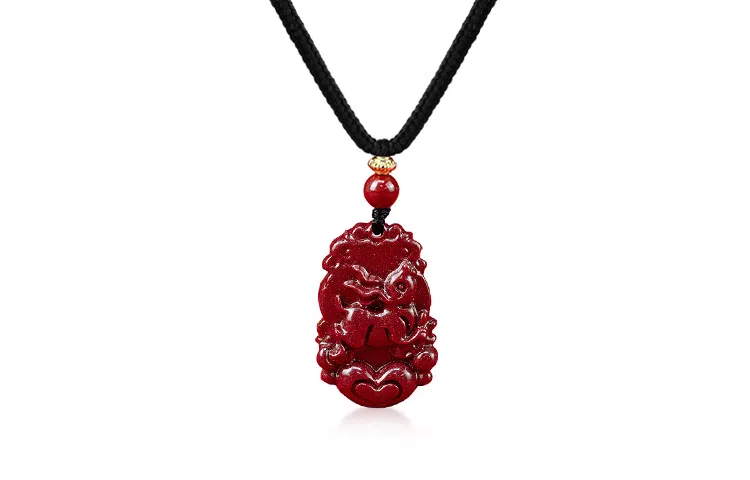 月斐 十二生肖 本命年守护属相生肖 复古国潮 朱砂 项链 男女同款情侣款