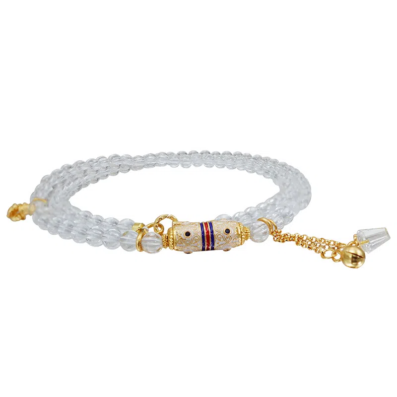 乃瑭 紫定成功 紫定高中 红运当头天然 白水晶 项链 女款