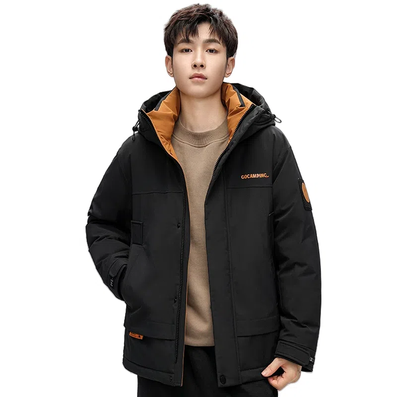 鸭鸭 户外休闲风工装保暖时尚潮流舒适羽绒服 男女同款