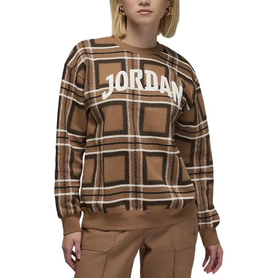 Jordan Brooklyn Fleece Brown/White