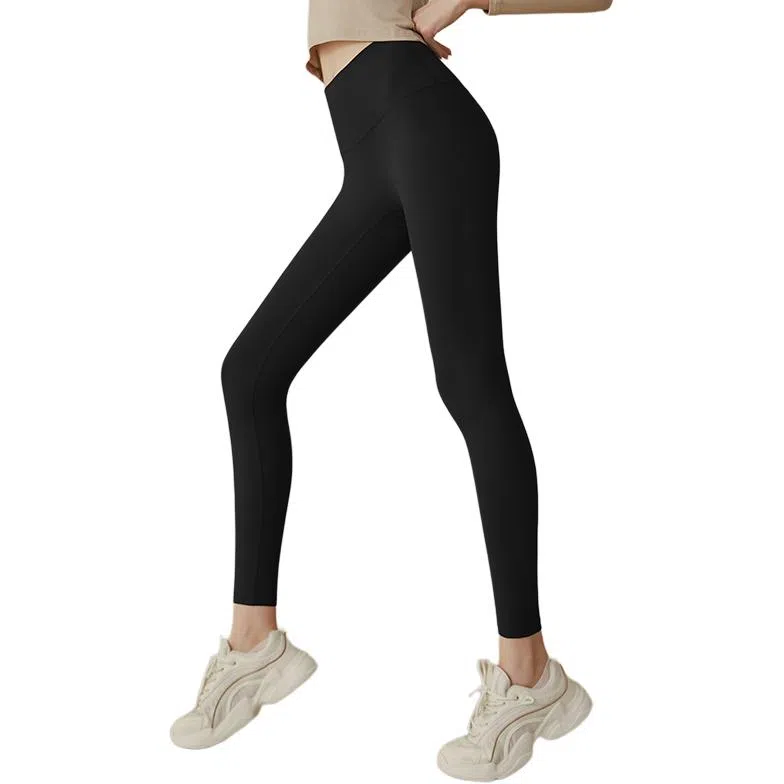 达兹 提臀高腰纯色修身运动长裤 女款