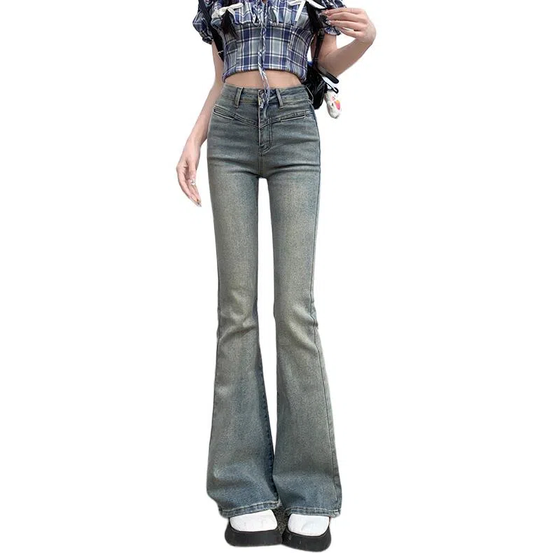 如续 百搭水洗修身简约舒适牛仔裤 女款