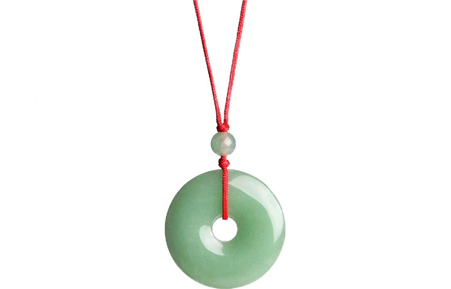 石头记 吉祥圆满平安扣 新中式国朝 招财时来运转首饰 日常气质百搭 编制绳 福气满满配饰 礼盒款 东陵玉 项链 男女同款情侣款