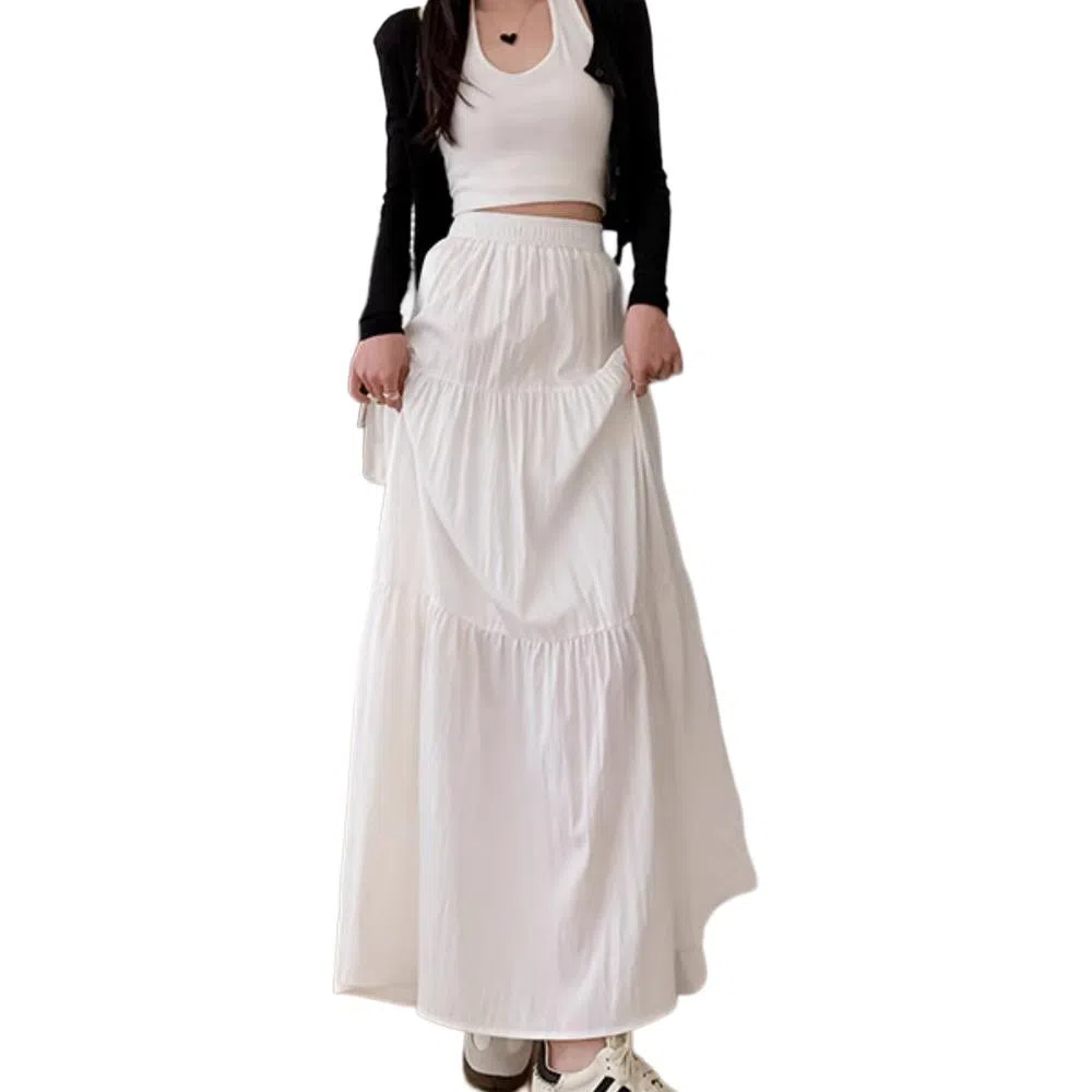 水中花 简约时尚通勤休闲长裙 女款