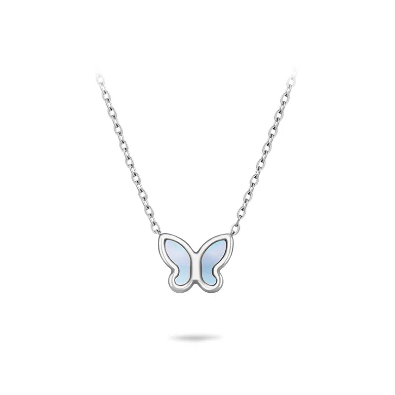 PARAS KORS Blue Butterfly Pendant Necklace