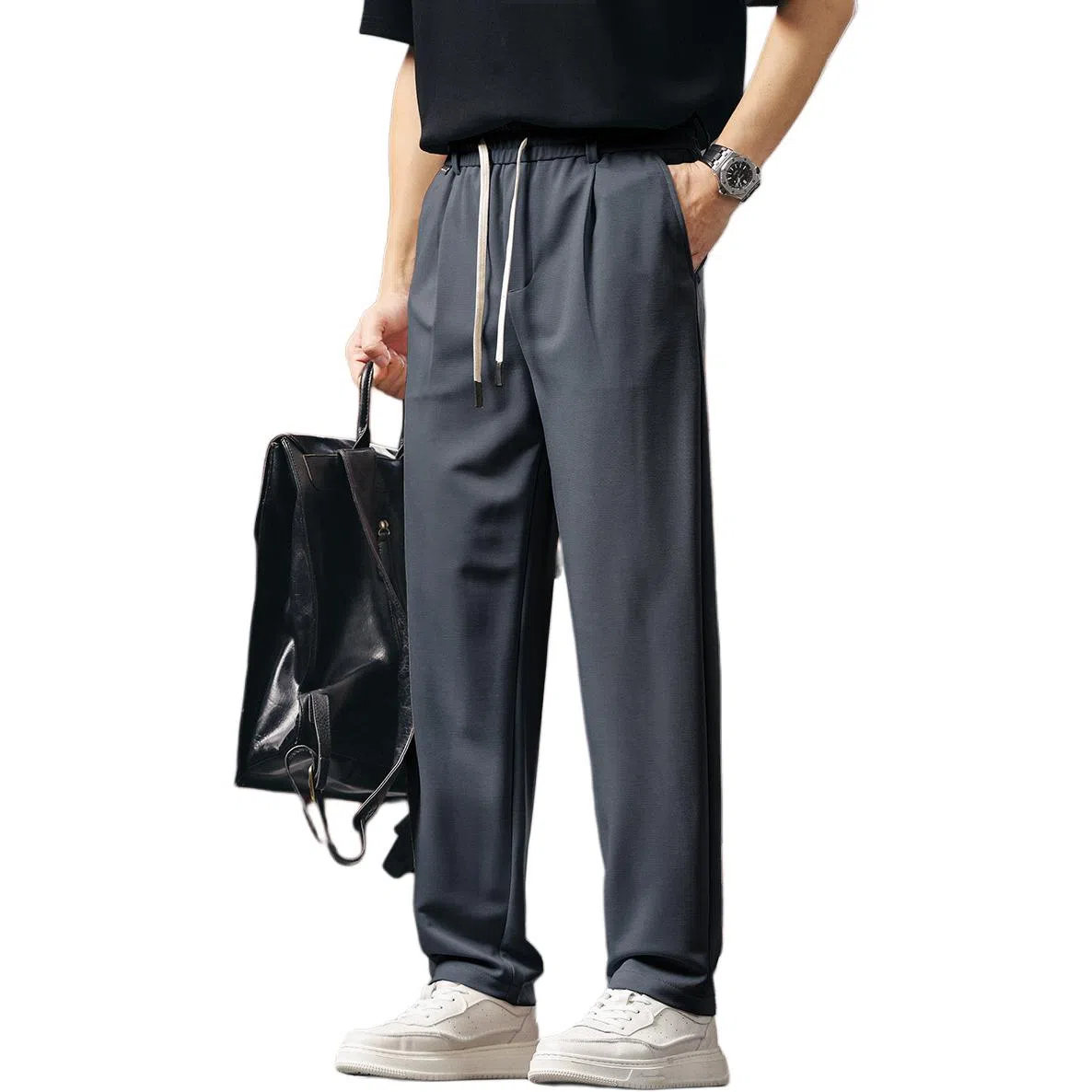 格蓝鹿 薄款潮牌户外宽松直筒休闲裤 男女同款