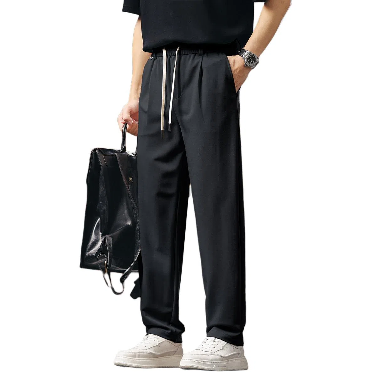 格蓝鹿 薄款潮牌户外宽松直筒休闲裤 男女同款