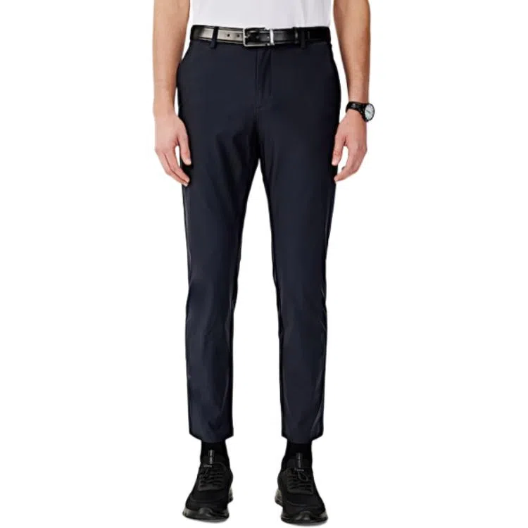 比音勒芬 高弹纯色直筒休闲裤 男款