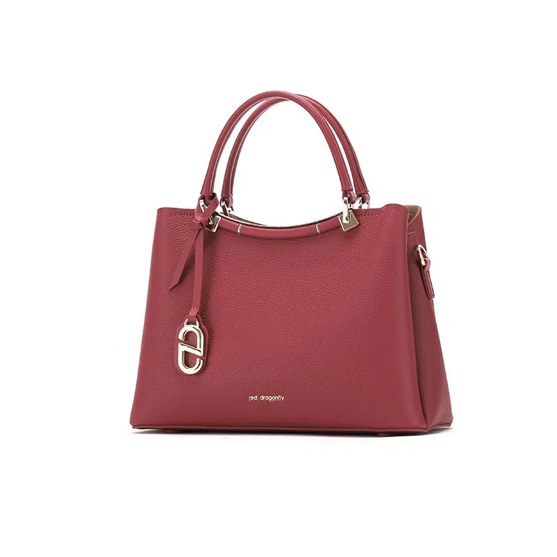 红蜻蜓 婚包高级感气质婚宴 牛头层皮革 手提包 女款 多色