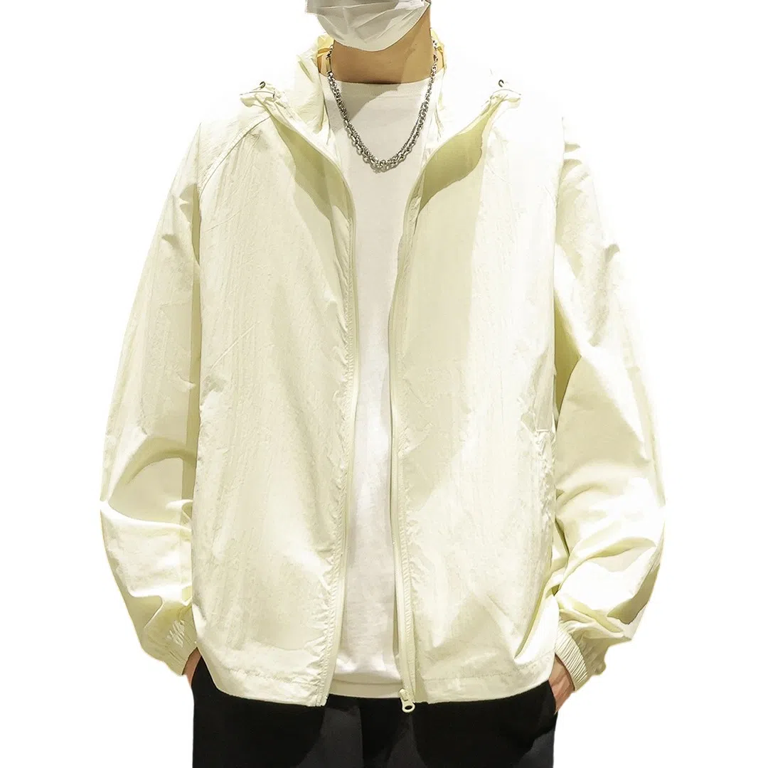 顶峰保罗 无性别主义冰丝防紫外线连帽夹克外套轻薄透气皮肤衣户外运动登山钓鱼防晒服 男女同款