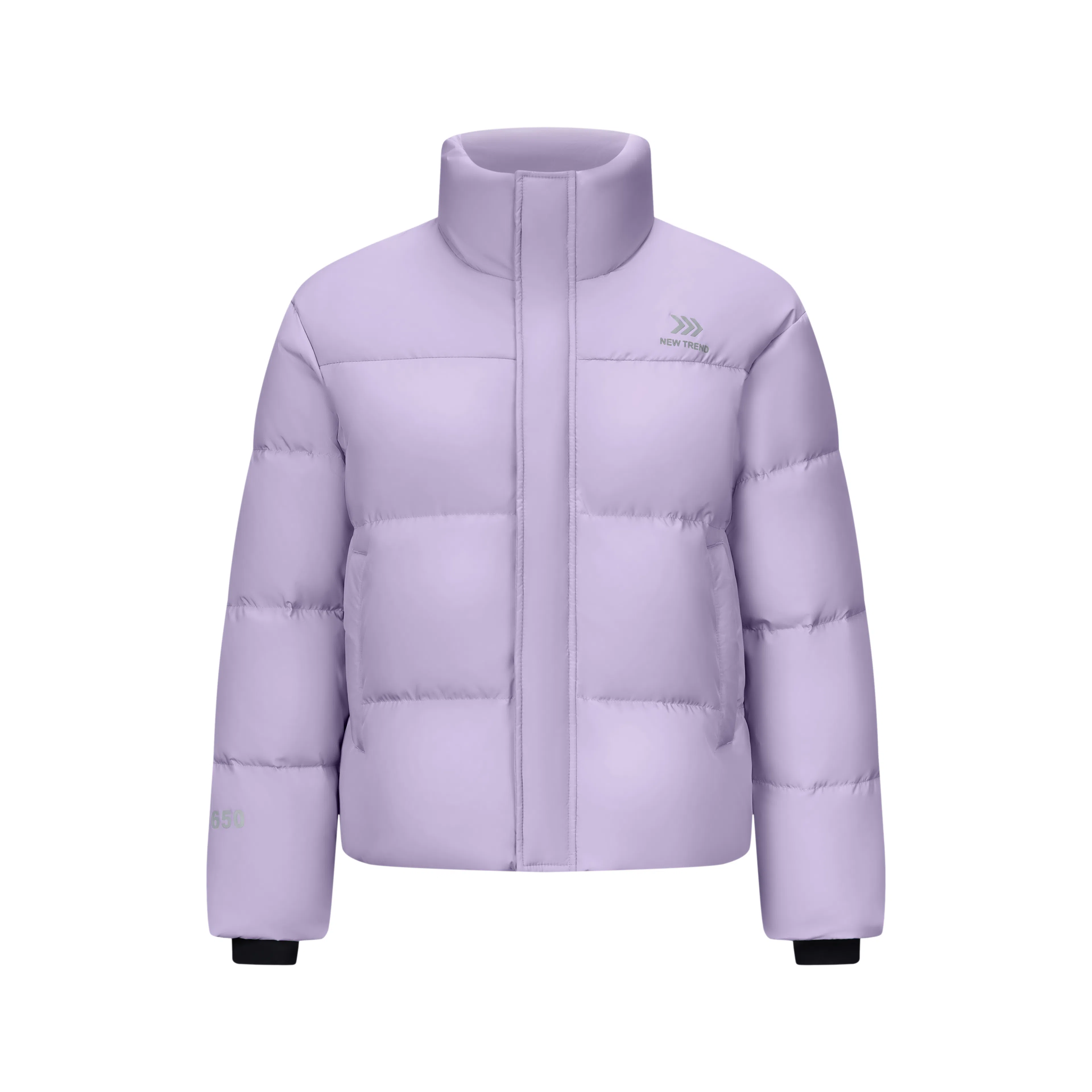 鸭鸭 加厚纯色立领短款羽绒服 女款