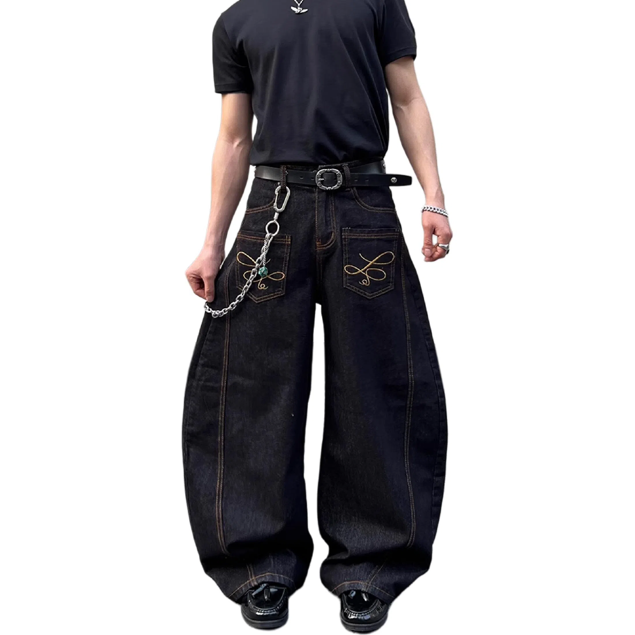 PANDA ADEVIL Cleanfit Wide Leg Jeans