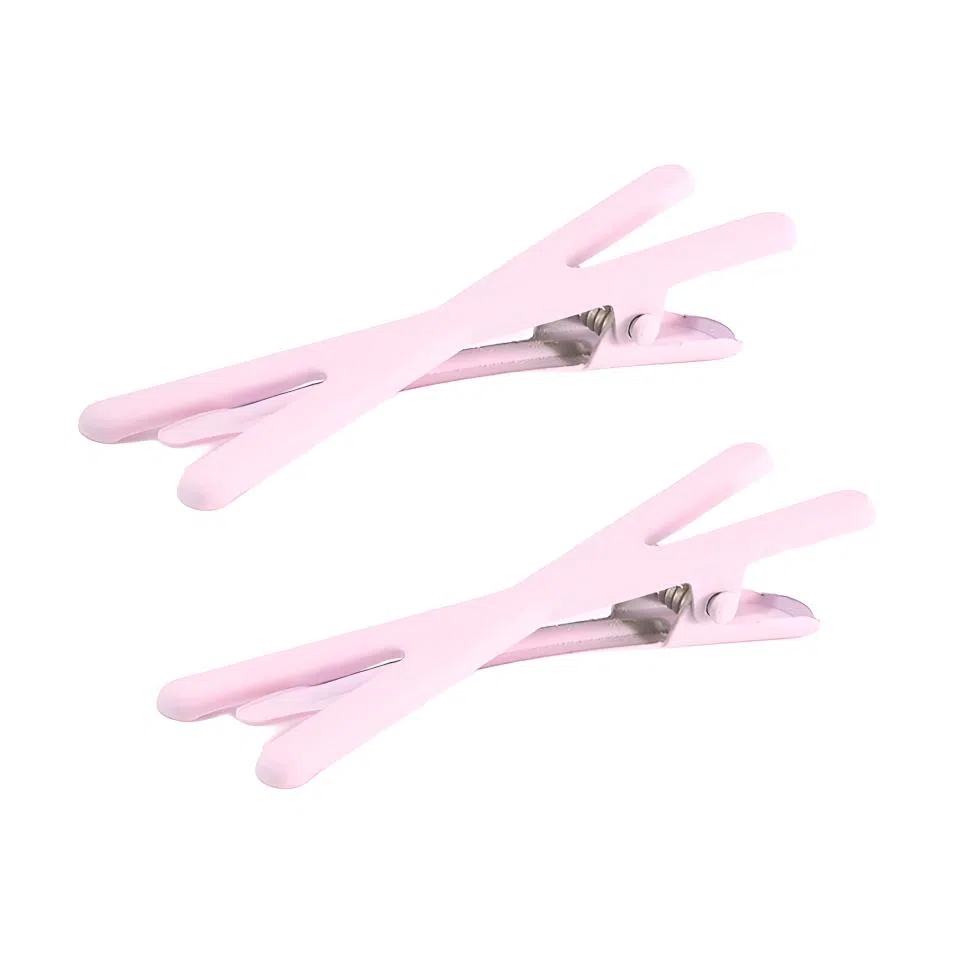 希铃 甜心彩色交叉侧边刘海 亚克力 发夹 女款