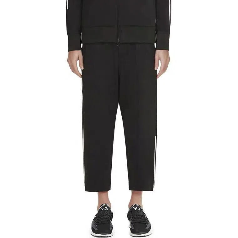 Y-3 Striped Relaxed Fit Pants Black