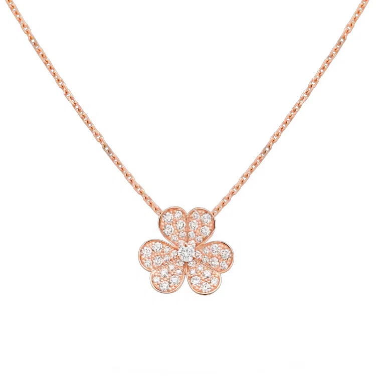 Van Cleef & Arpels Frivole Pendant Rose Gold