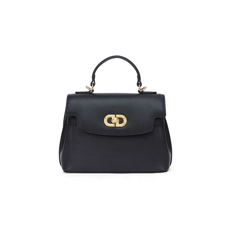 红蜻蜓 气质高级中年妈妈款 牛头层皮革 手提包 小号 女款 多色