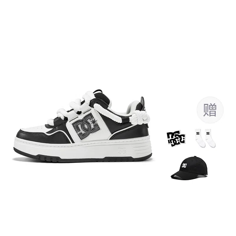 DC Shoes LNLAY CAS White Black