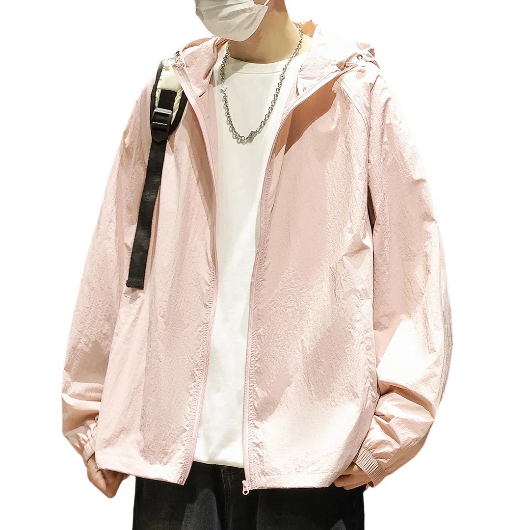 顶峰保罗 无性别主义冰丝防紫外线连帽夹克外套轻薄透气皮肤衣户外运动登山钓鱼防晒服 男女同款