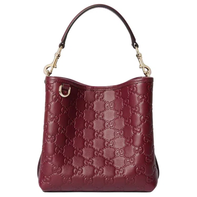Gucci GG Emblem Bucket Bag