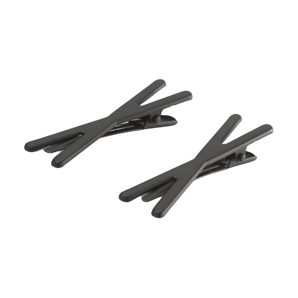 希铃 甜心彩色交叉侧边刘海 亚克力 发夹 女款