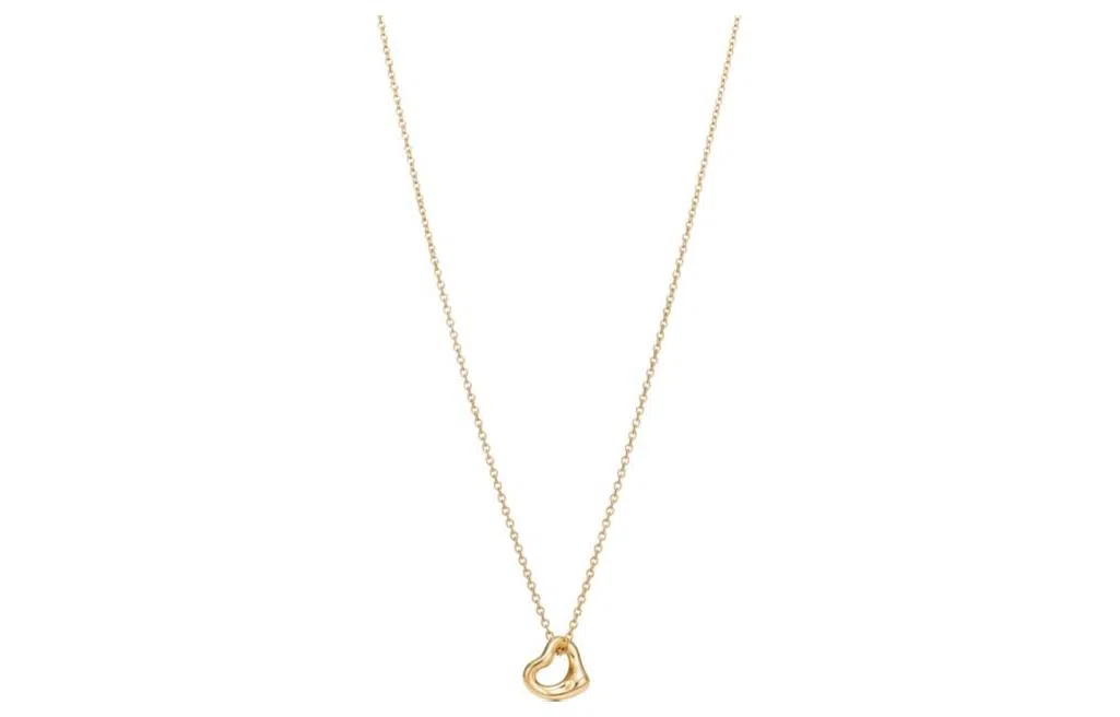 Tiffany & Co. Elsa Peretti Open Heart Necklace 18K Gold