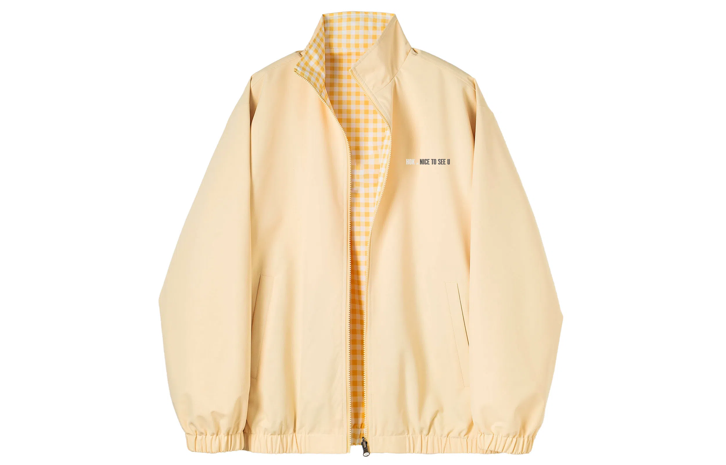 王者荣耀 美式高街两面穿格子立领外套宽松舒适青少年高颜值休闲百搭时尚夹克衫 男女同款