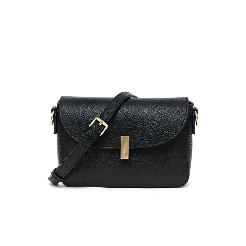 红蜻蜓 通勤高级感百搭 牛皮 斜挎单肩包 中号 女款 多色