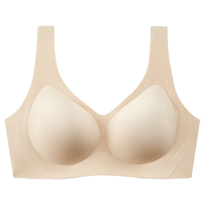 草本初色 收副乳防下垂无钢圈薄款小胸聚拢显大无痕背心式文胸 女款