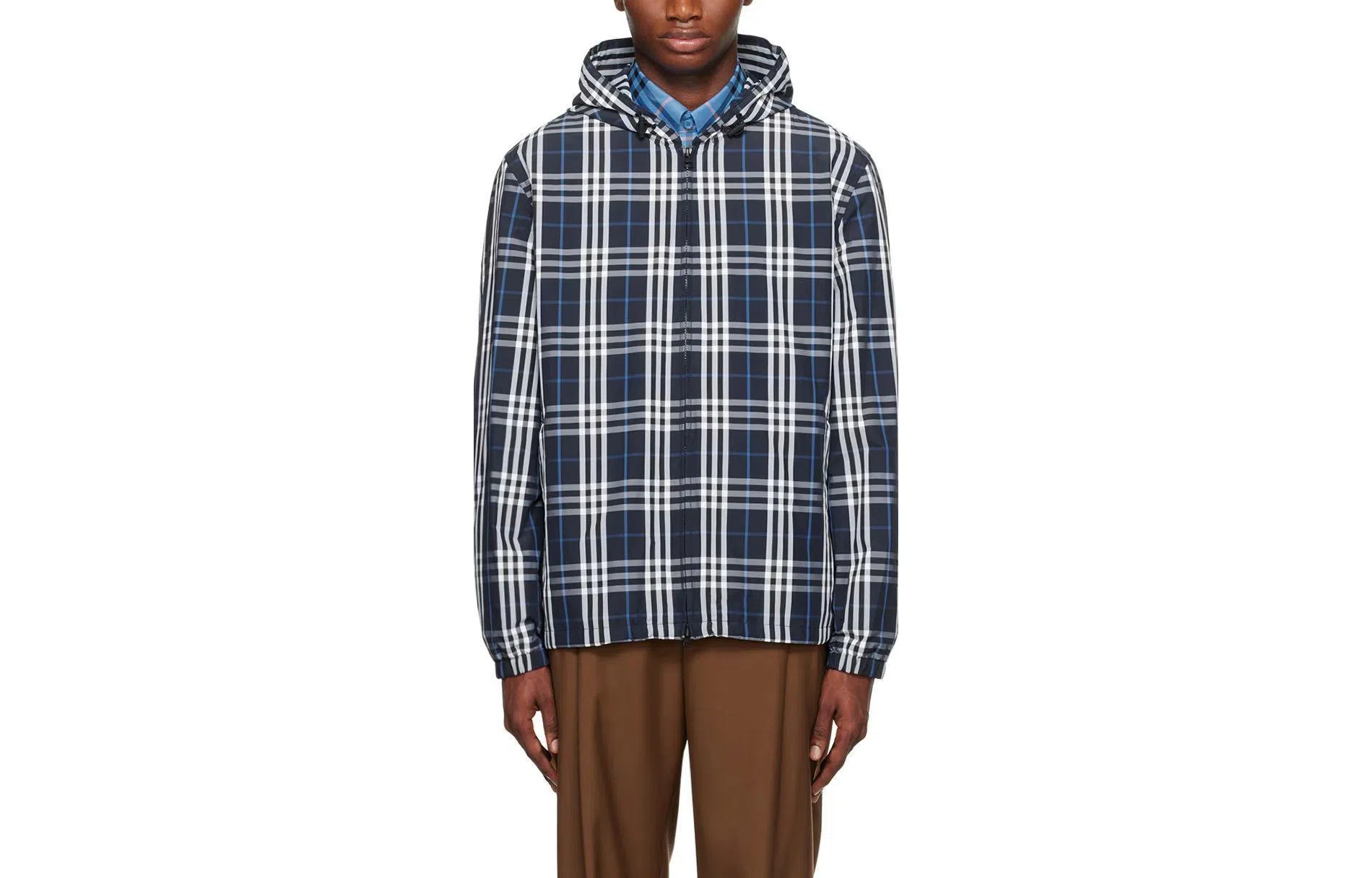 Burberry Hooded Jacket Navy